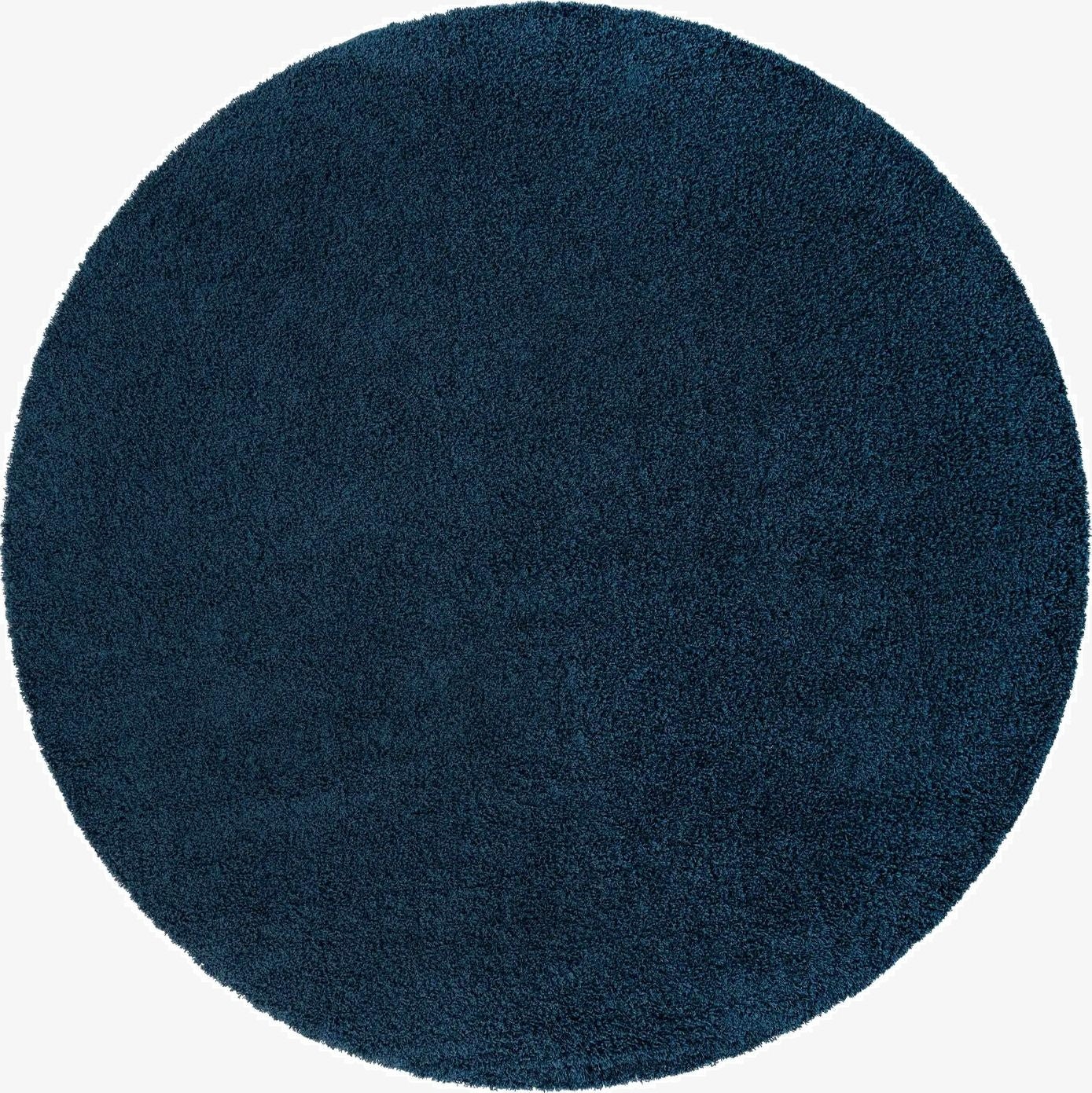  4' x 4' Solid Shag Round Rug