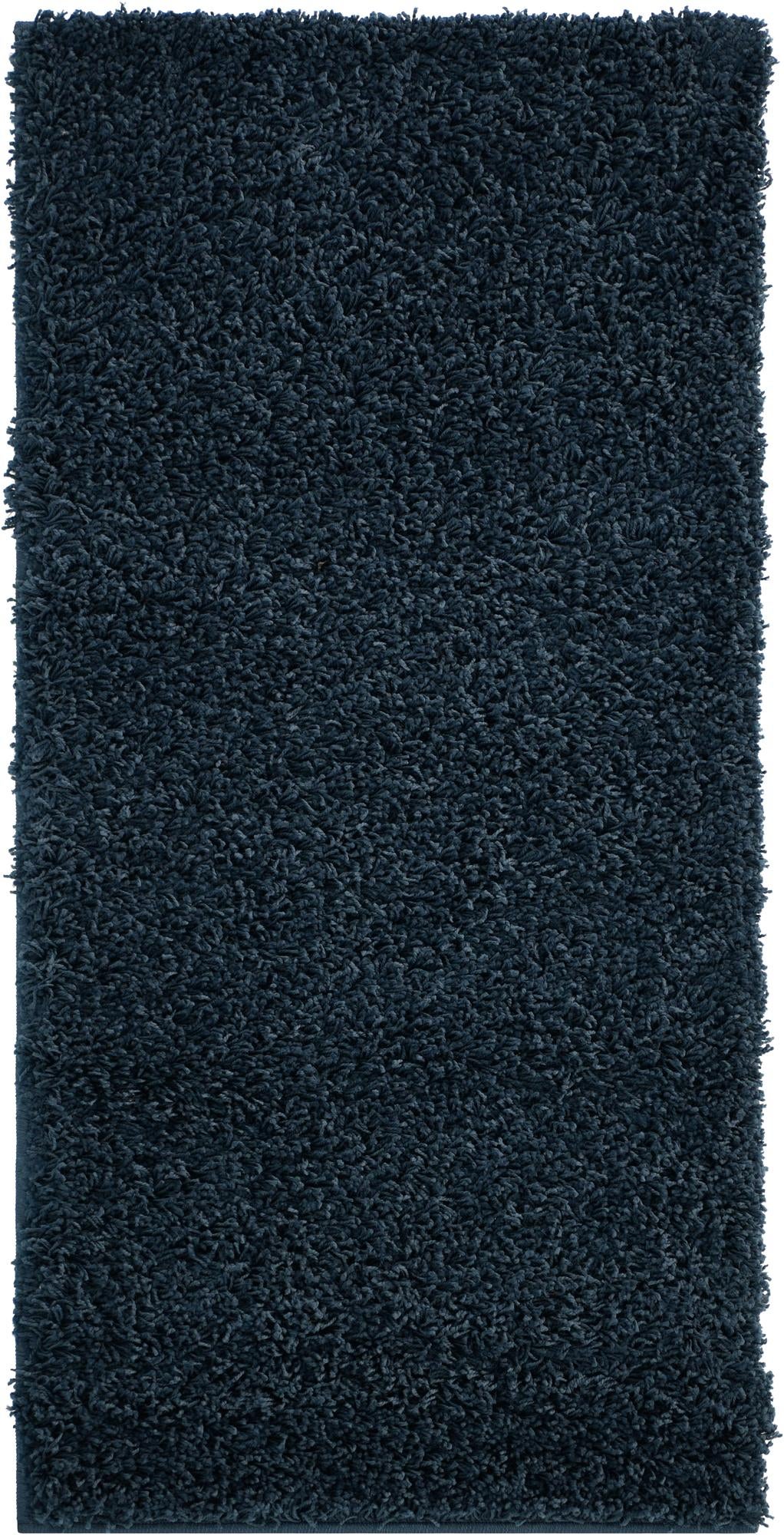 Primary image  2' x 4' Solid Shag Runner Rug