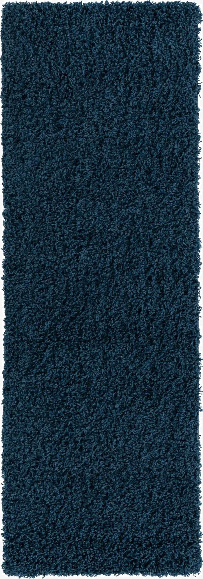  2' x 6' 5 Solid Shag Runner Rug