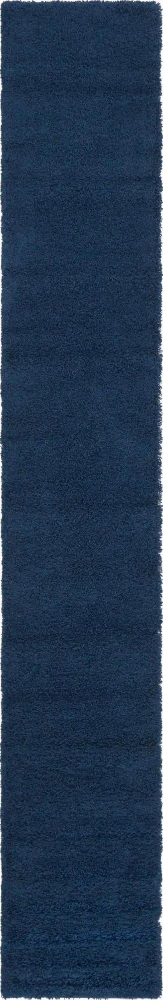 Primary image  2' 7 x 16' 5 Solid Shag Runner Rug