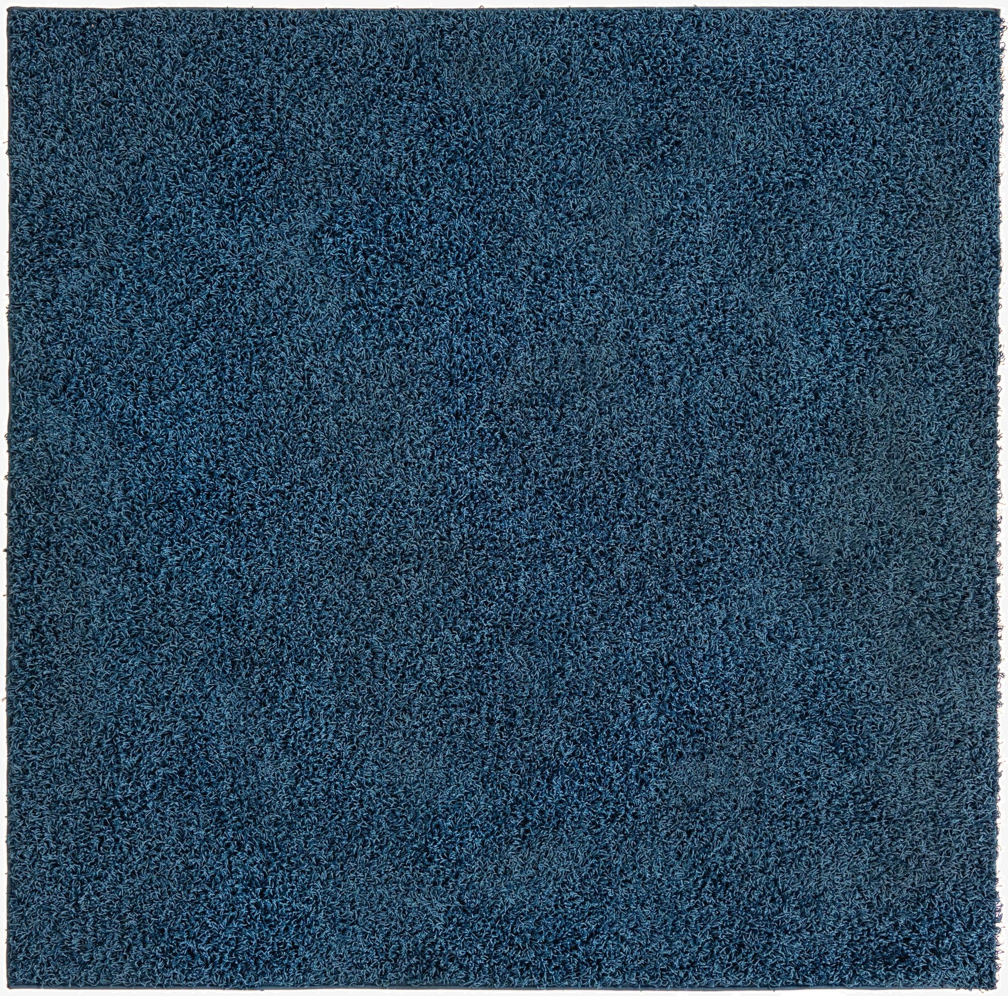  7' x 7' Comfort Solid Shag Square Rug