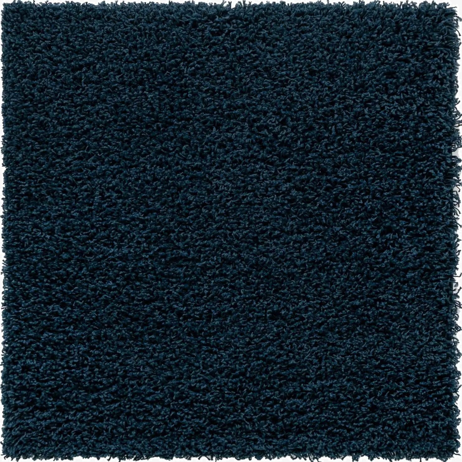  3' x 3' Solid Shag Square Rug