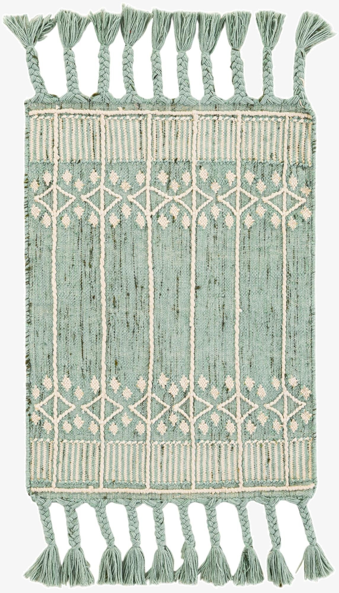  2' x 3' 1  Washable Eco Bohemian Indoor / Outdoor Rug