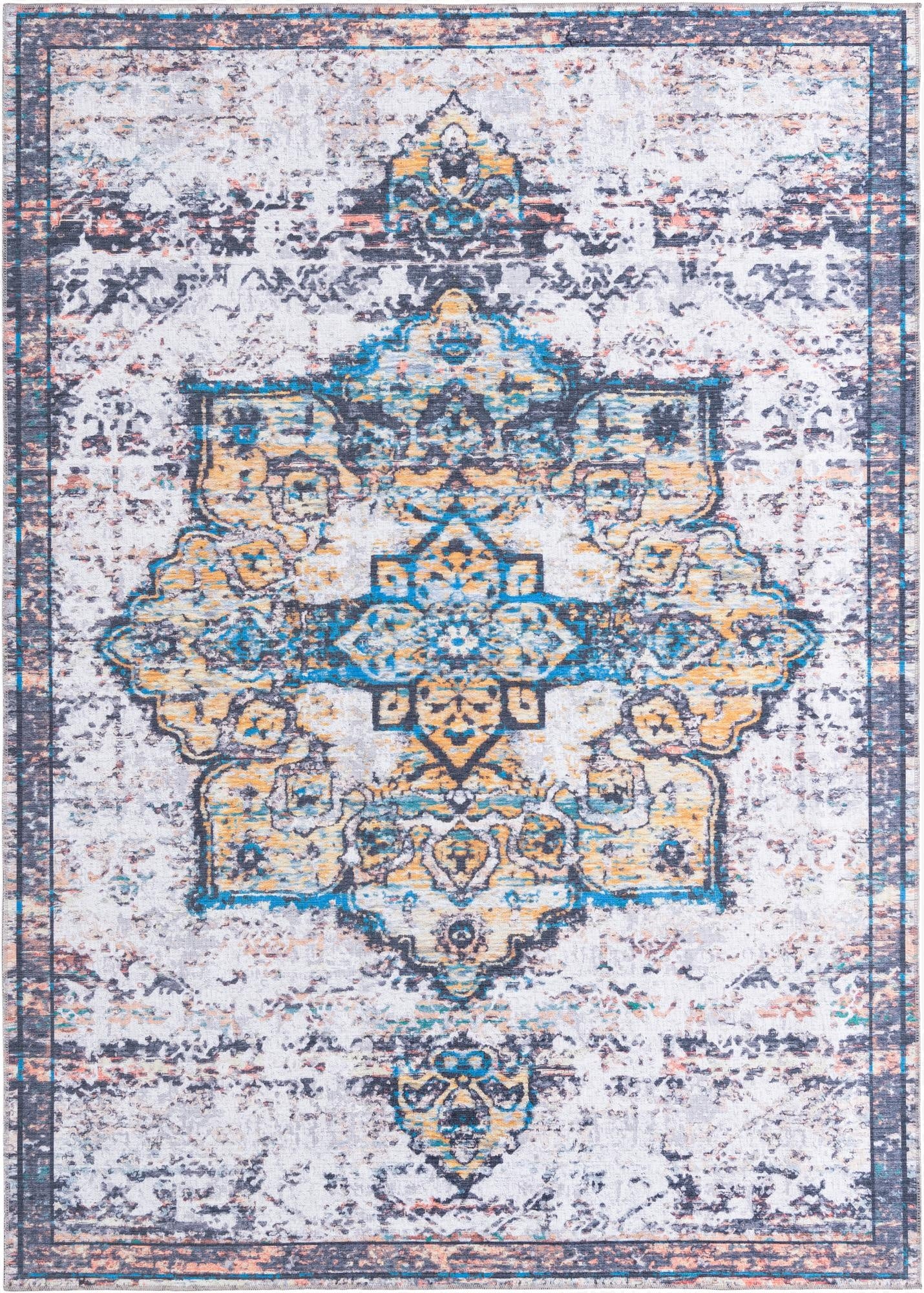  7' 10 x 11'  Washable Francesca Rug