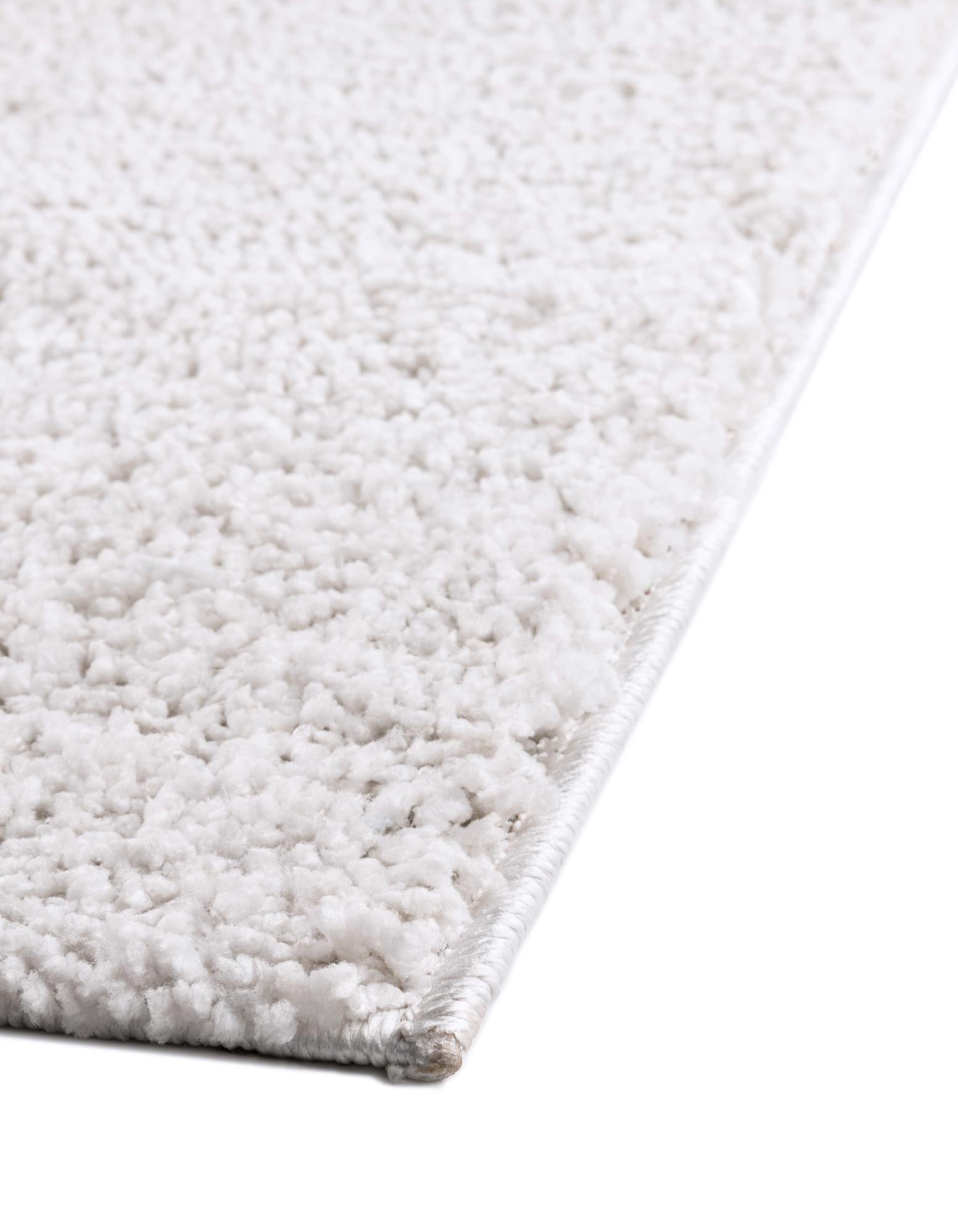 Sea Salt White 5' 3 x 8' Jill Zarin Shaggy Chic Rug | Rugs.com