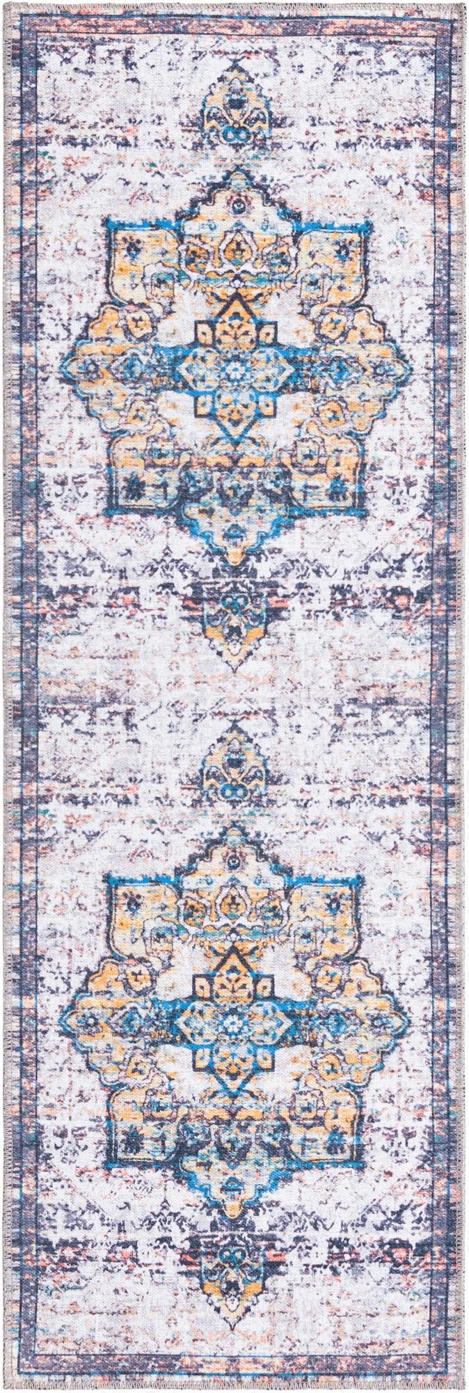  2' x 6'  Washable Francesca Runner Rug