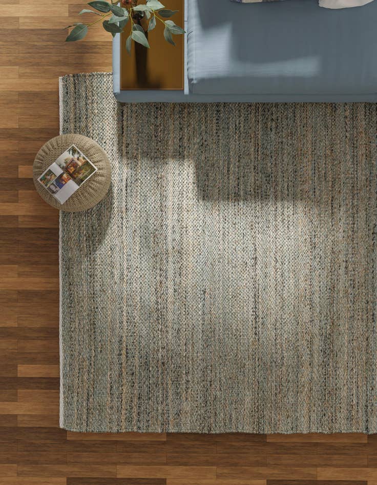 Detail image of  10' x 14' 1  Hand Woven Palm Beach Jute Rug