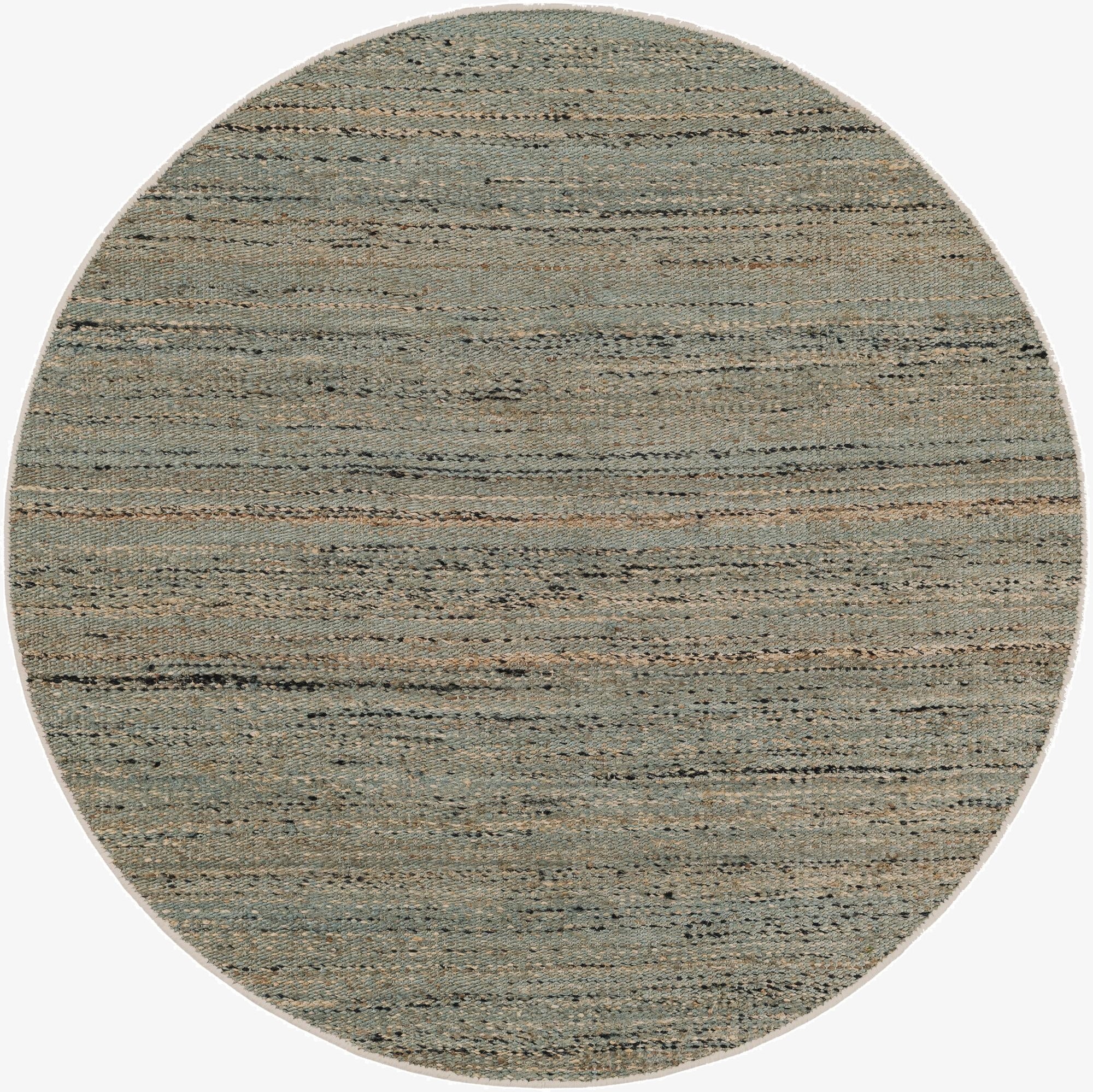  5' 3 x 5' 3  Hand Woven Palm Beach Jute Round Rug