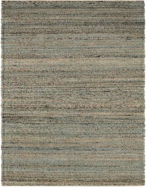 A 12 ft runner rug with a textured flatweave in varying shades of blue, ivory, and cream, suitable for a hallway.