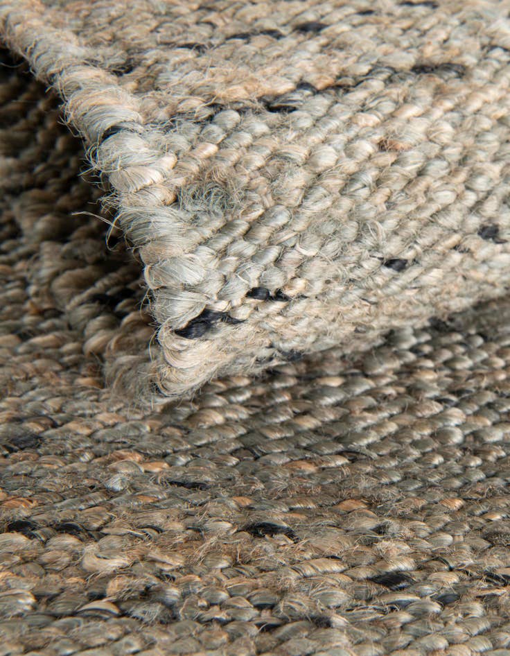 Detail image of  4' 1 x 4' 1  Hand Woven Palm Beach Jute Square Rug