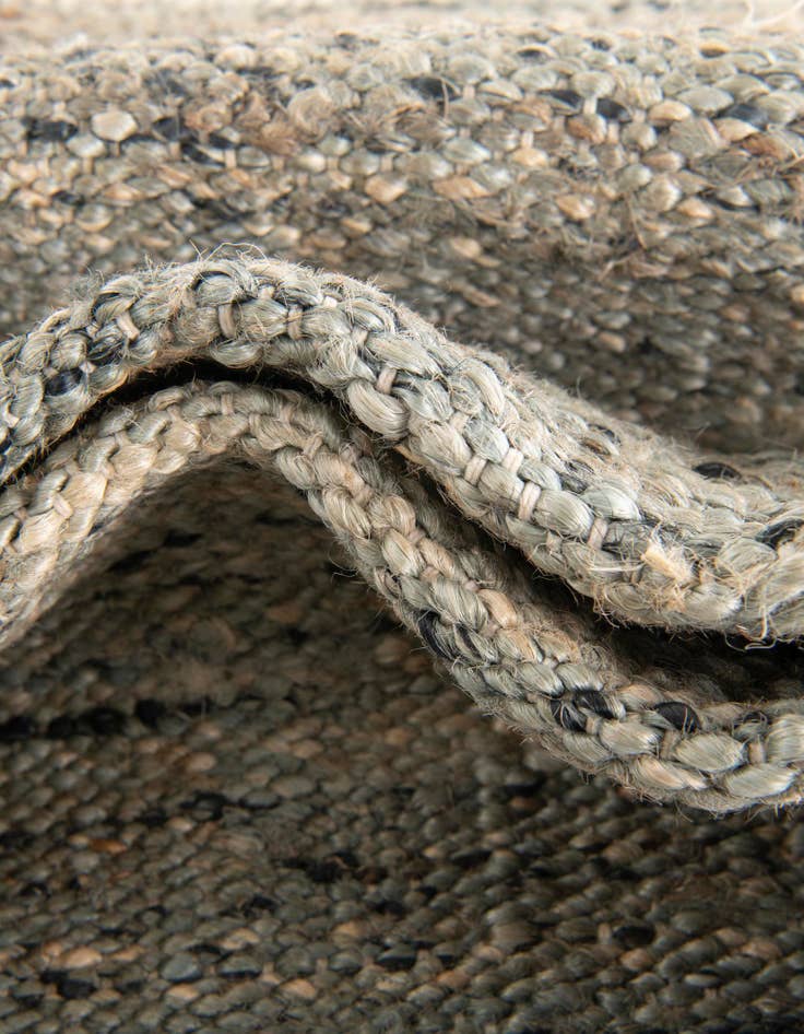 Detail image of  4' 1 x 4' 1  Hand Woven Palm Beach Jute Square Rug