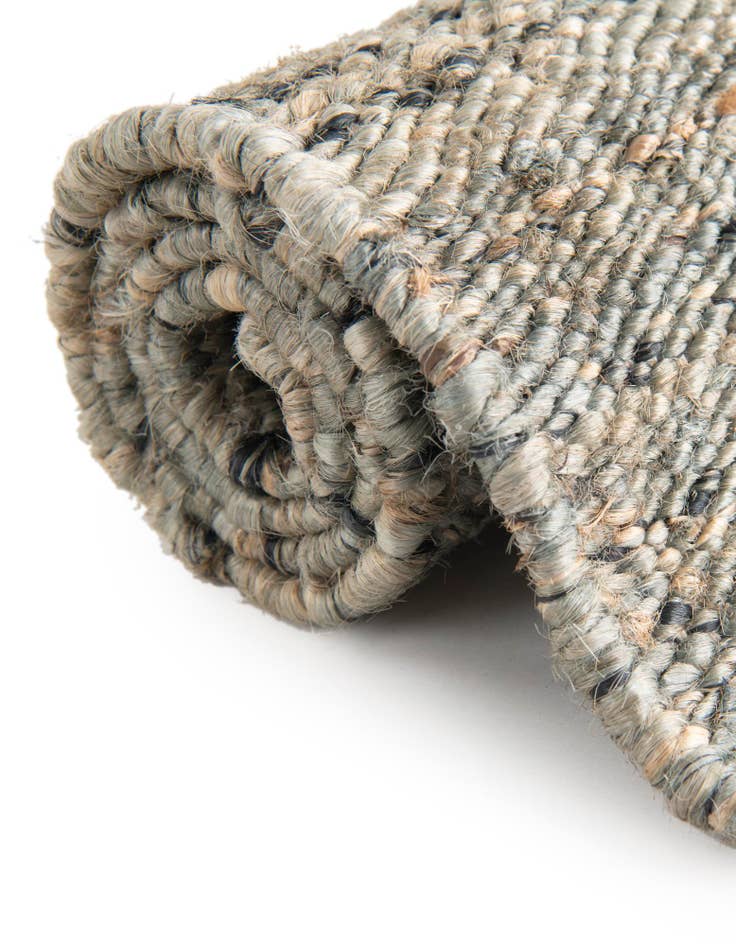 Detail image of  4' 1 x 4' 1  Hand Woven Palm Beach Jute Square Rug