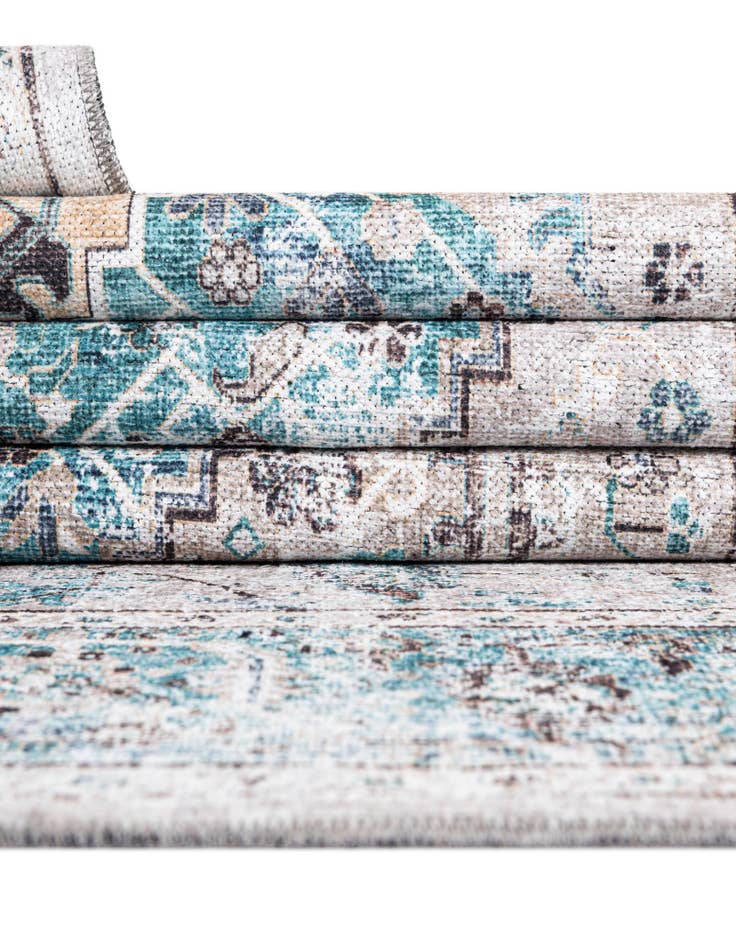 Detail image of  7' 10 x 7' 10  Washable Yara Octagon Rug