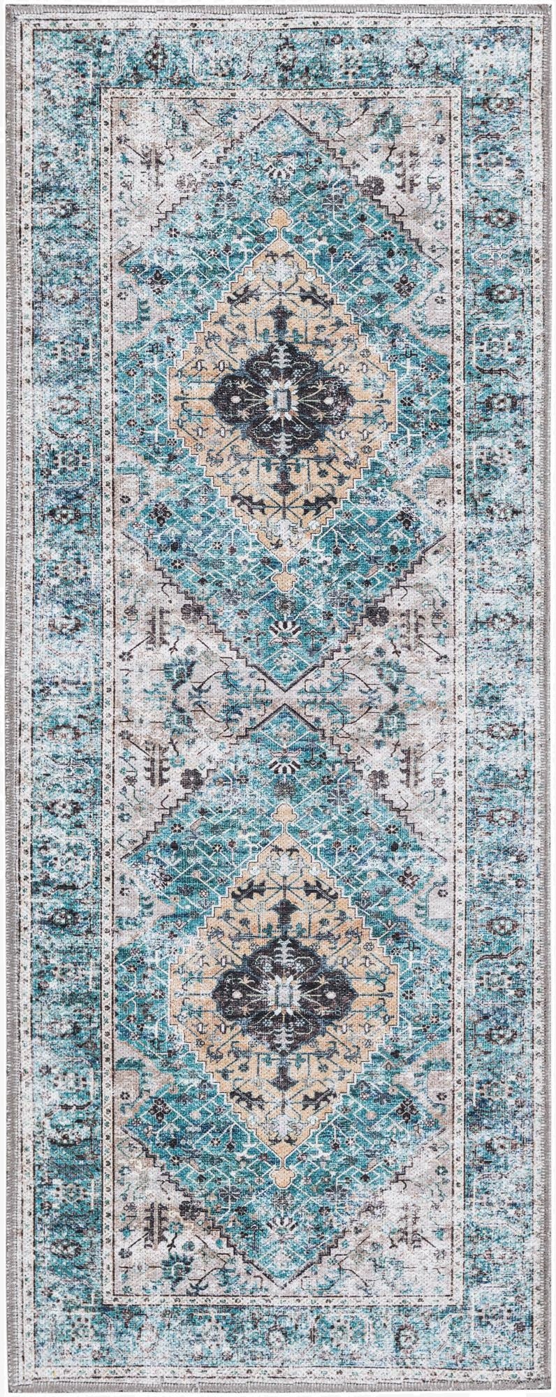  2' x 5'  Washable Yara Runner Rug