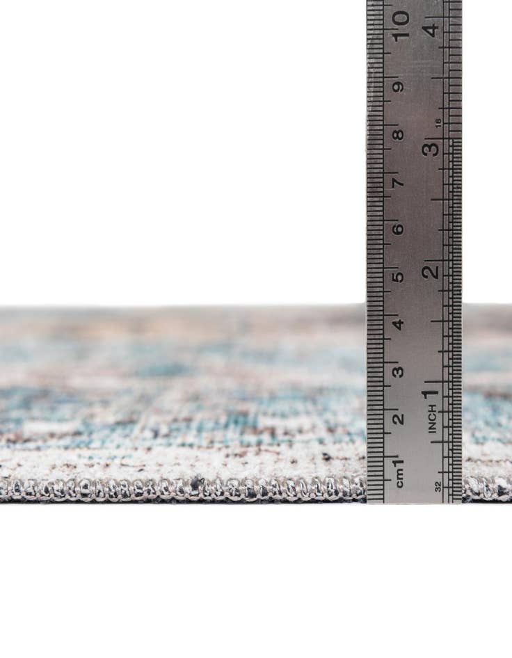 Detail image of  5' x 5'  Washable Yara Square Rug