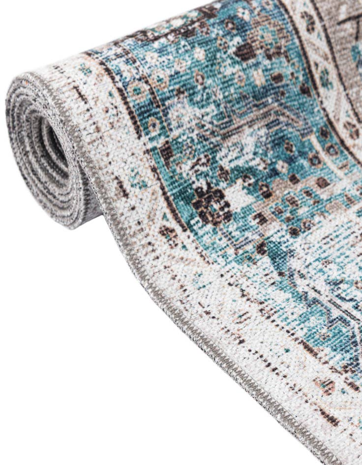 Detail image of  5' x 5'  Washable Yara Square Rug