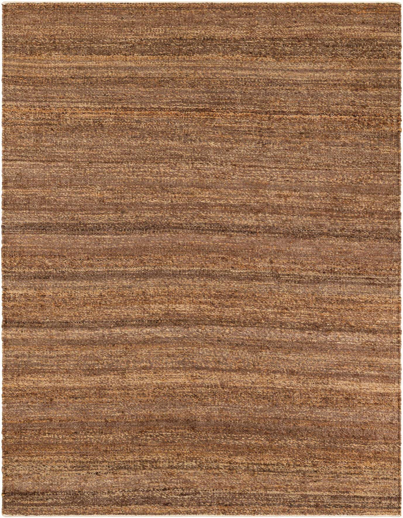Primary image  6' 1 x 9'  Hand Woven Palm Beach Jute Rug