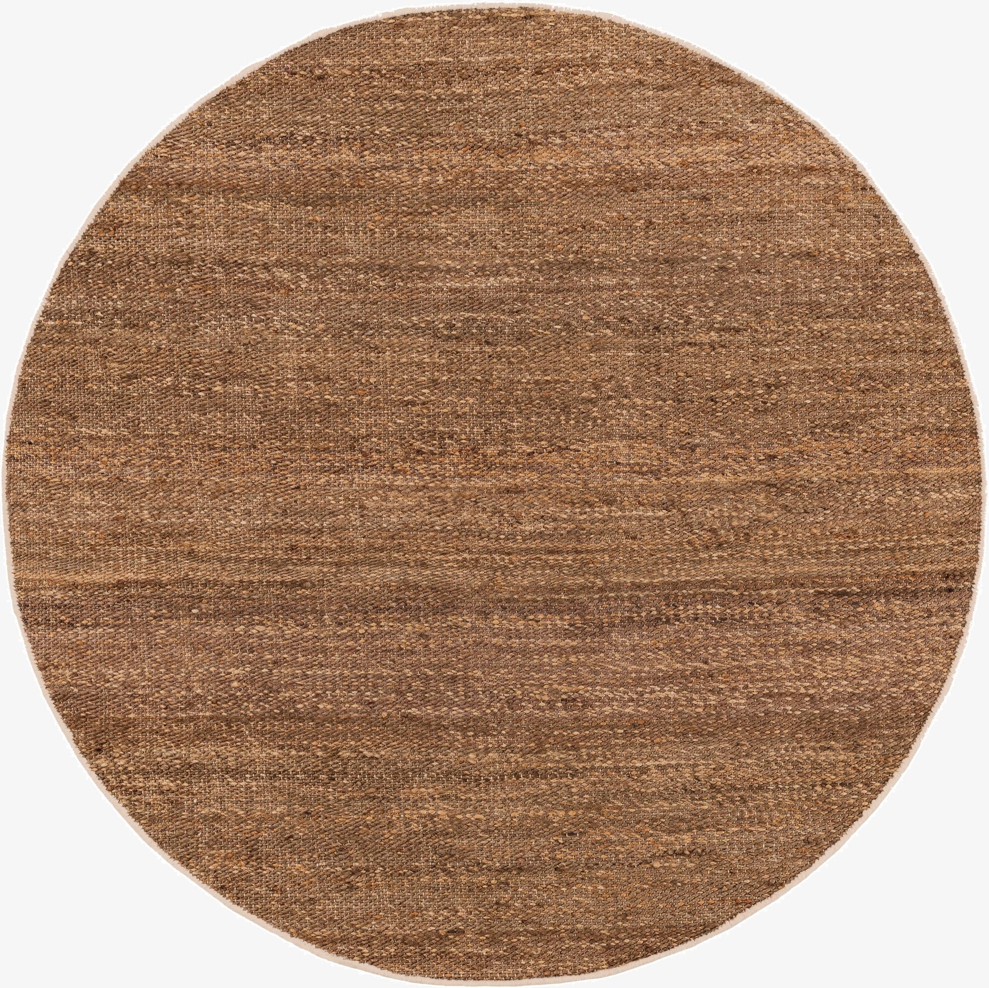  5' 3 x 5' 3  Hand Woven Palm Beach Jute Round Rug