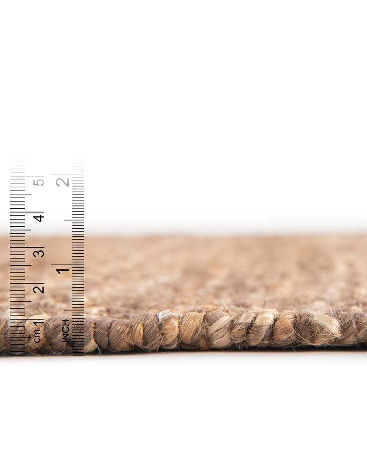 Detail image of  2' x 4' 1  Hand Woven Palm Beach Jute Runner Rug