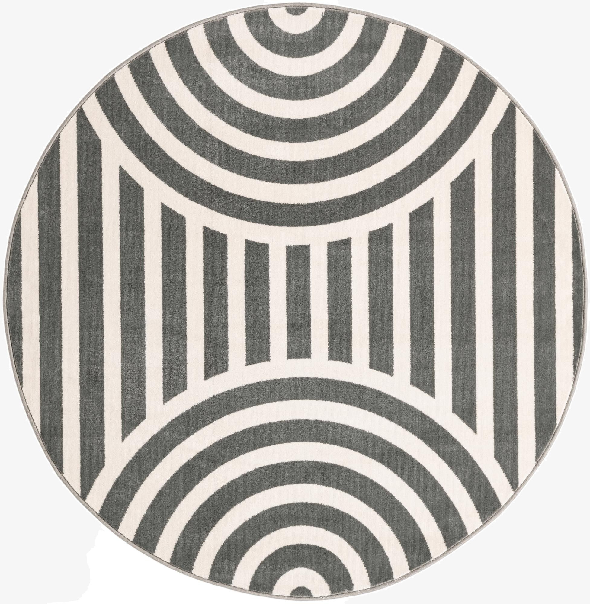  5' 3 x 5' 3 Whimsy Kids Round Rug