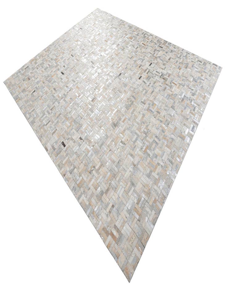 Detail image of  8' x 10' Cowhide Leather Rug