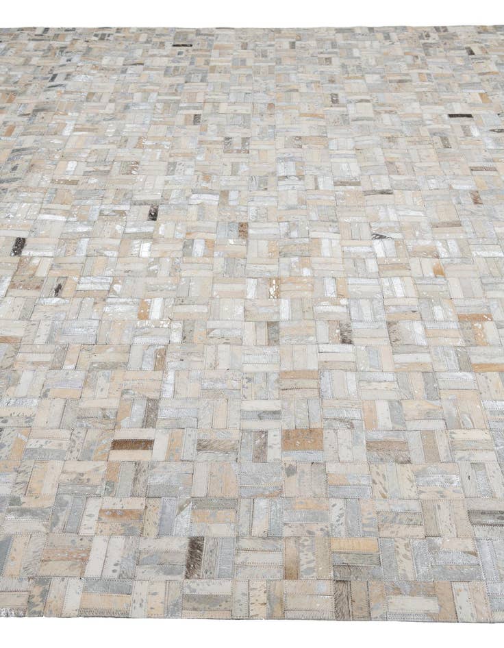 Detail image of  8' x 10' Cowhide Leather Rug