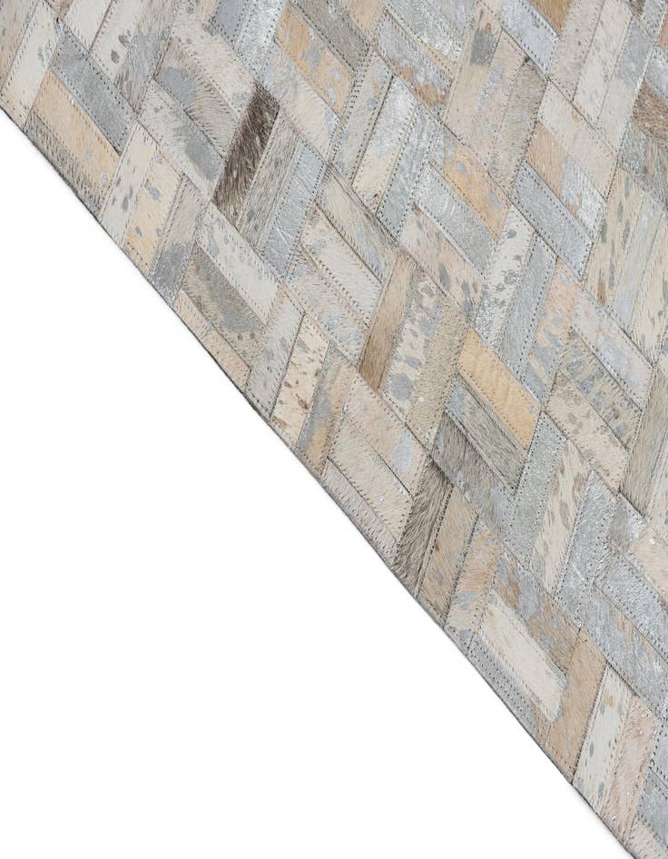 Detail image of  8' x 10' Cowhide Leather Rug