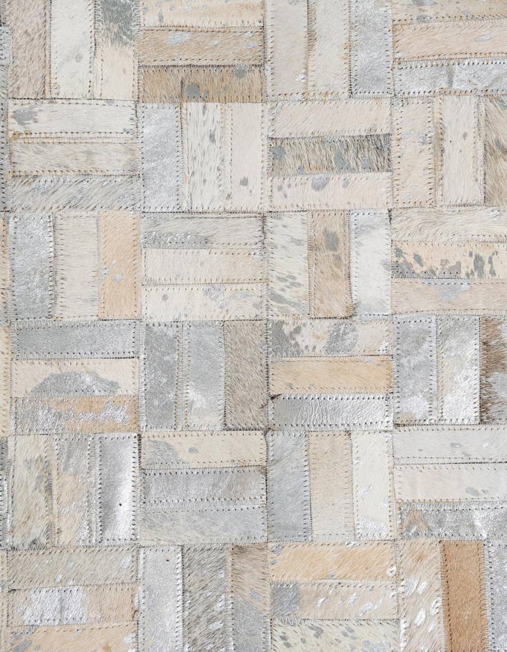 Detail image of  8' x 10' Cowhide Leather Rug