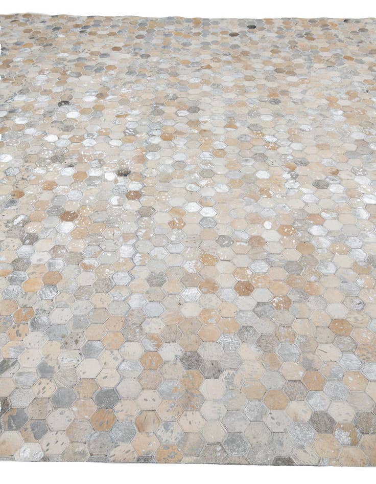 Detail image of  8' x 10' Cowhide Leather Rug