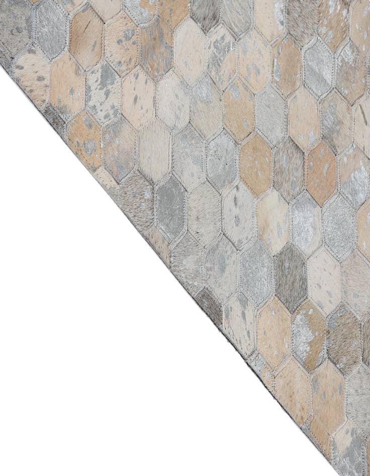 Detail image of  8' x 10' Cowhide Leather Rug