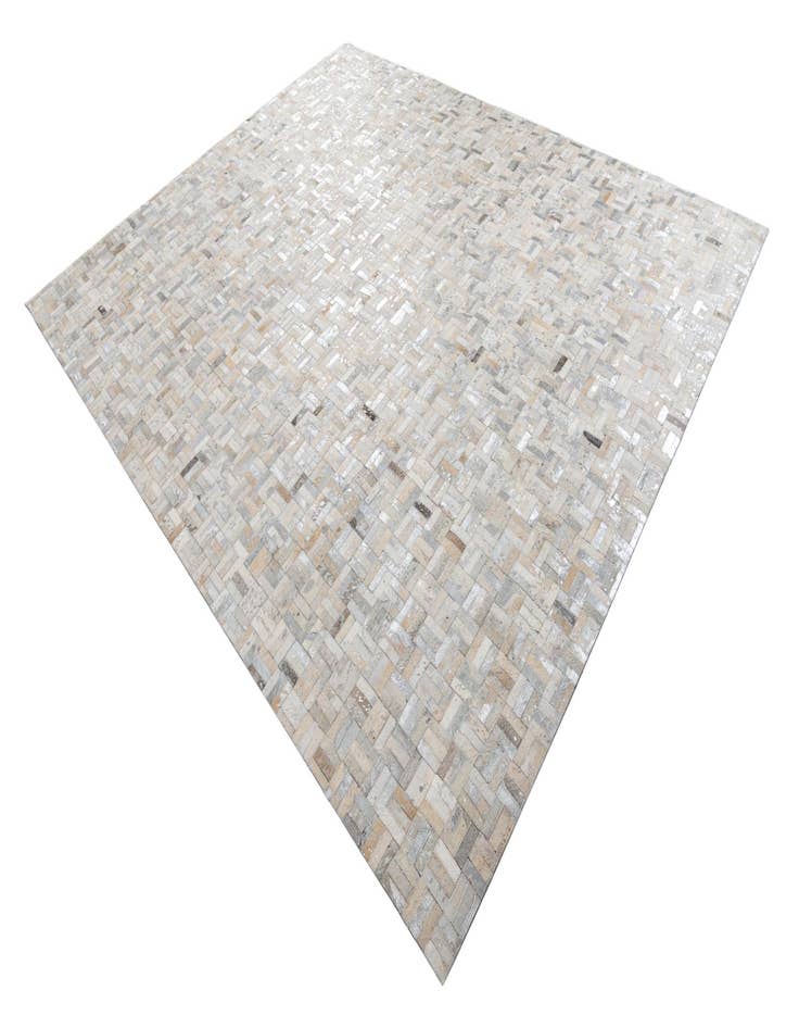 Detail image of  8' x 9' 9 Cowhide Leather Rug