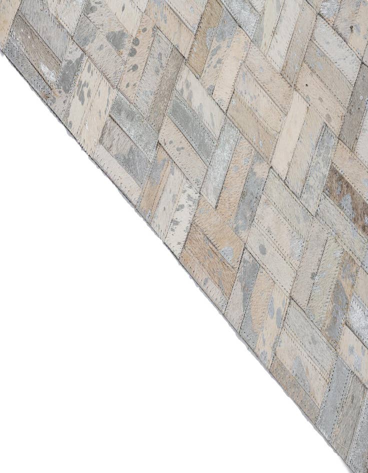 Detail image of  8' x 9' 9 Cowhide Leather Rug