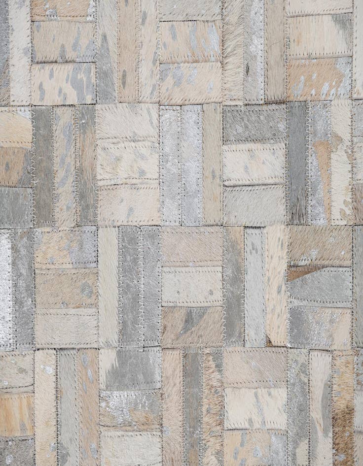 Detail image of  8' x 9' 9 Cowhide Leather Rug