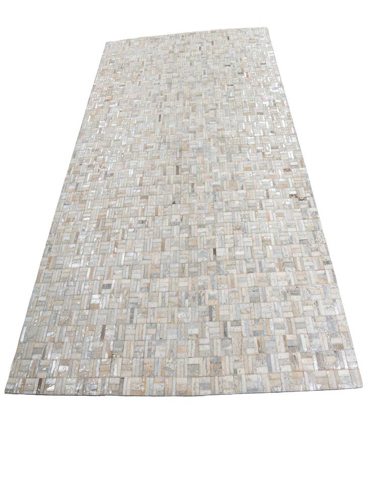 Detail image of  8' x 10' Cowhide Leather Rug