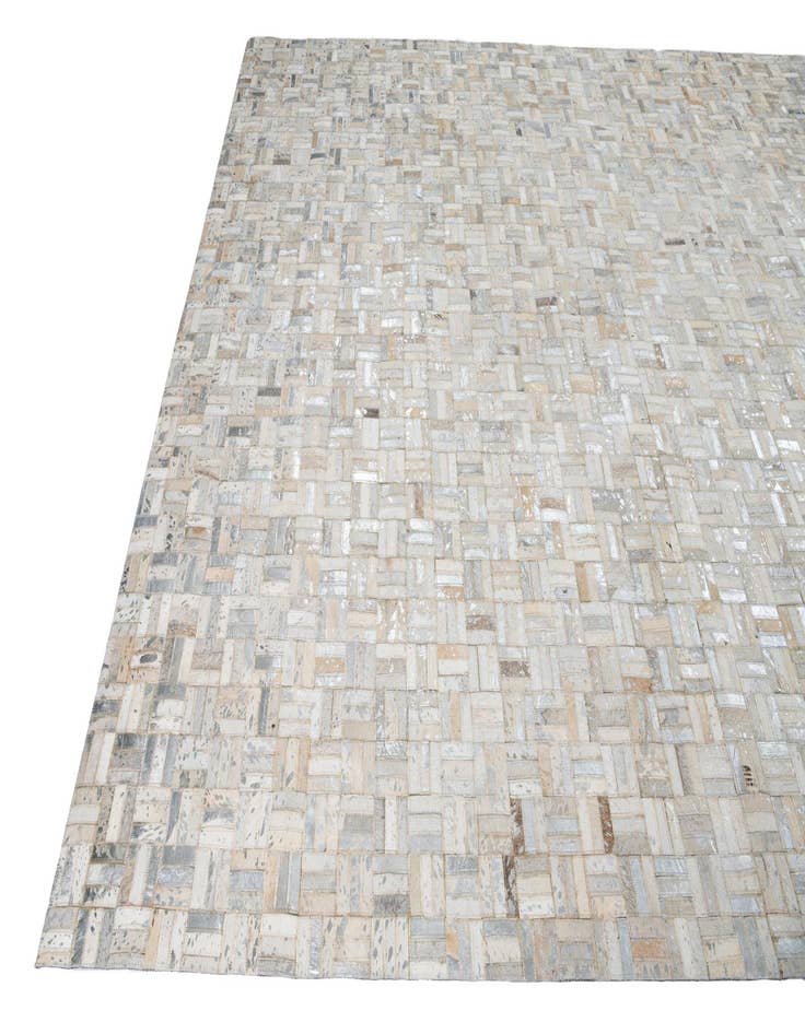 Detail image of  8' x 10' Cowhide Leather Rug