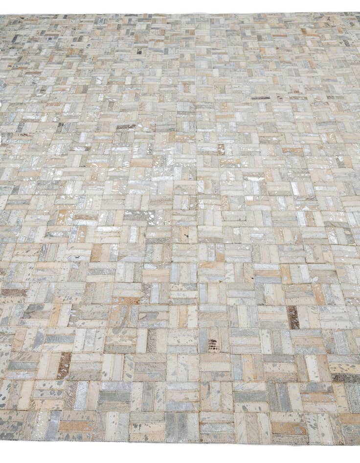 Detail image of  8' x 10' Cowhide Leather Rug