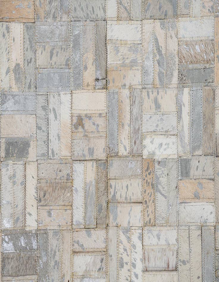 Detail image of  8' x 10' Cowhide Leather Rug