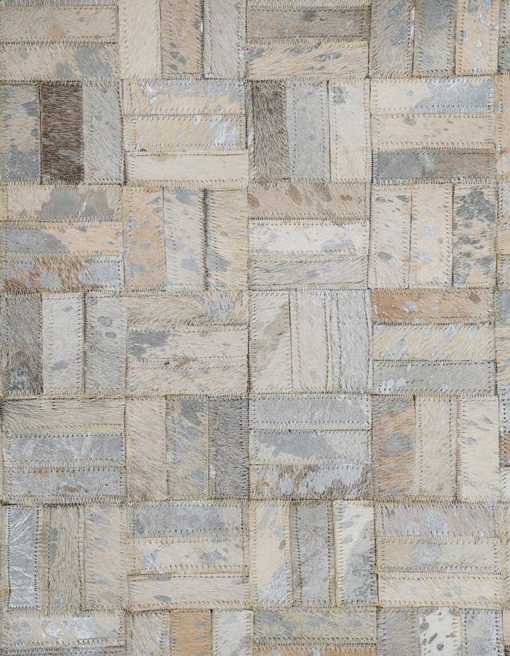 Detail image of  8' x 10' Cowhide Leather Rug