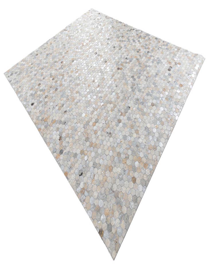 Detail image of  8' 2 x 10' Cowhide Leather Rug