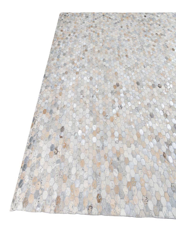 Detail image of  8' 2 x 10' Cowhide Leather Rug