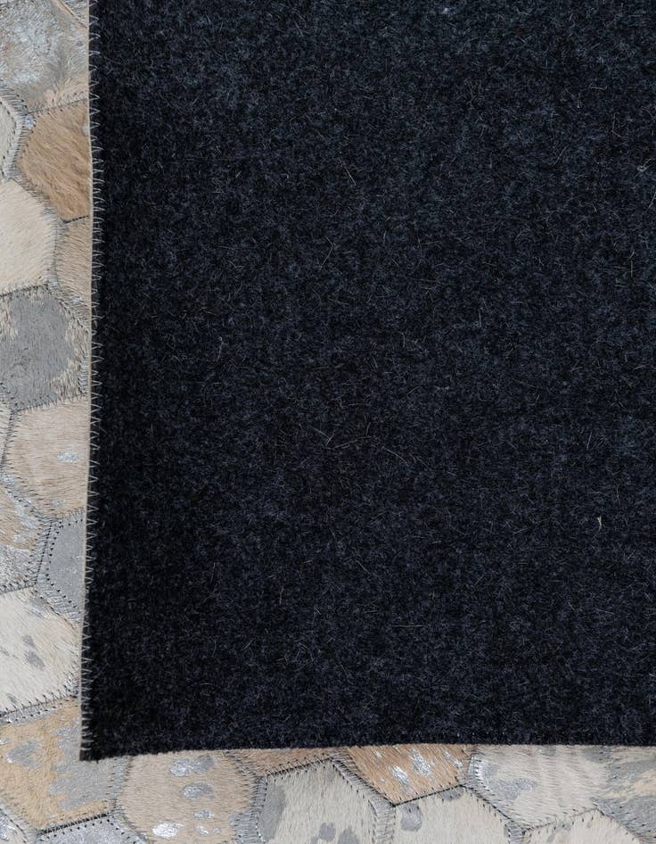 Detail image of  8' 2 x 10' Cowhide Leather Rug