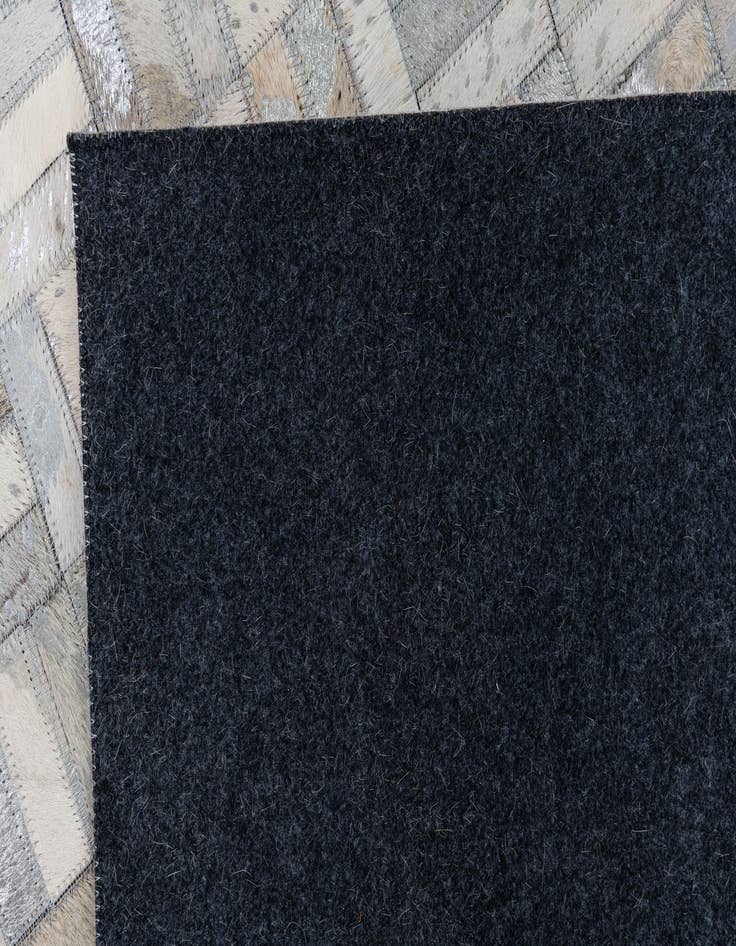 Detail image of  8' x 9' 10 Cowhide Leather Rug