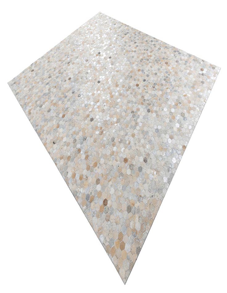 Detail image of  8' x 9' 9 Cowhide Leather Rug