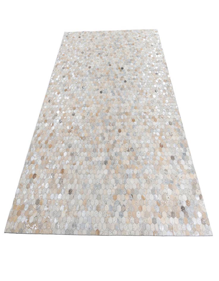 Detail image of  8' x 9' 9 Cowhide Leather Rug