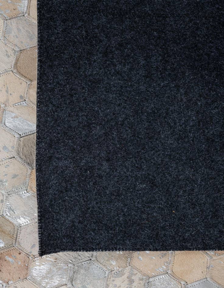 Detail image of  8' x 9' 9 Cowhide Leather Rug