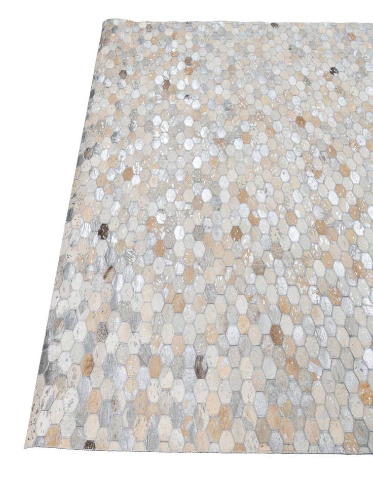 Detail image of  5' x 8' Cowhide Leather Rug