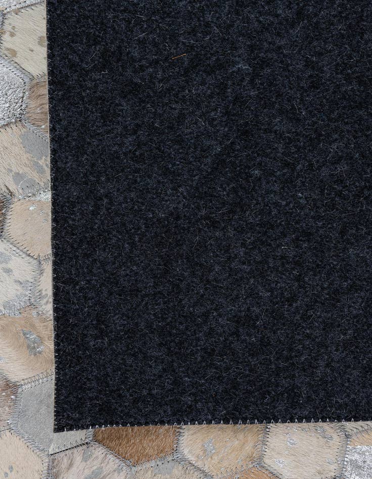 Detail image of  5' x 8' Cowhide Leather Rug