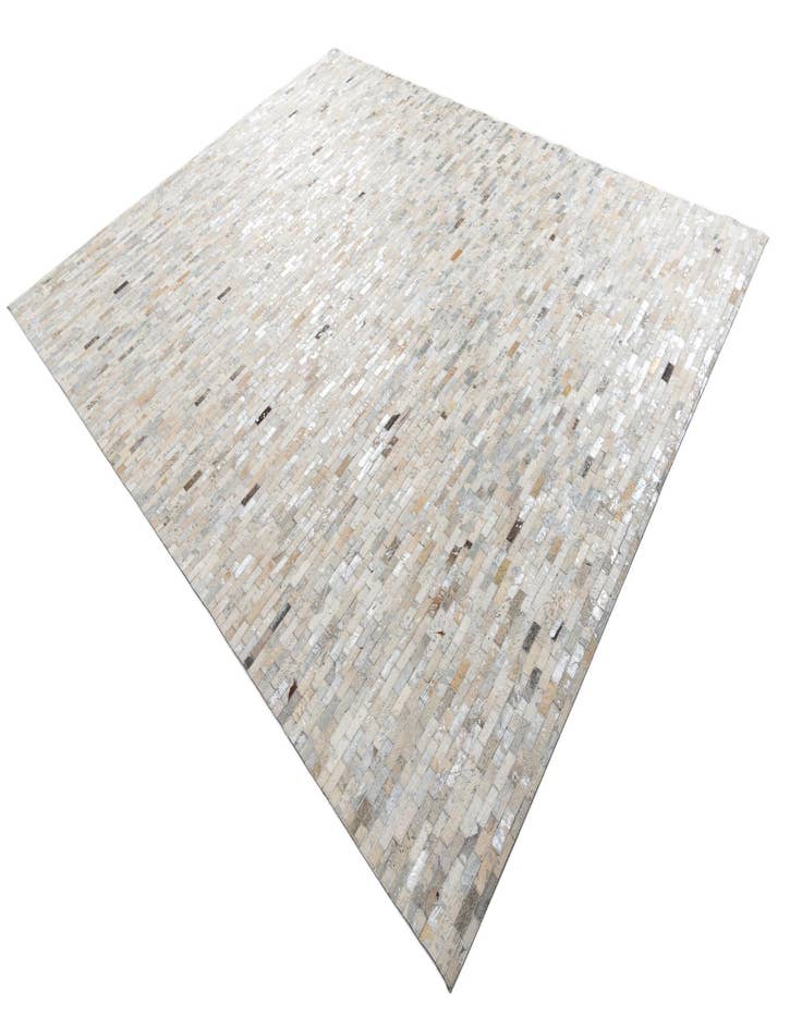 Detail image of  7' 9 x 9' 8 Cowhide Leather Rug