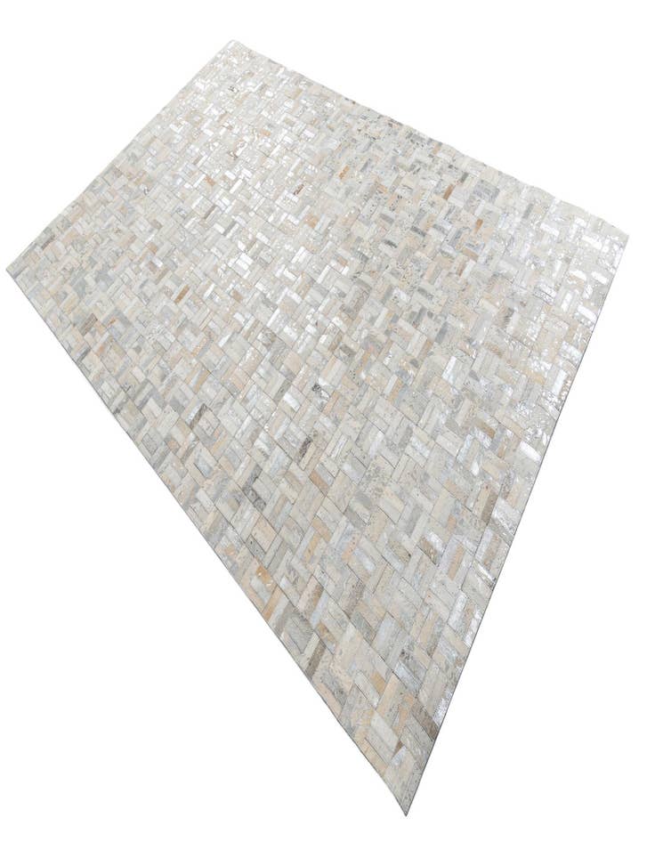 Detail image of  5' 1 x 8' Cowhide Leather Rug