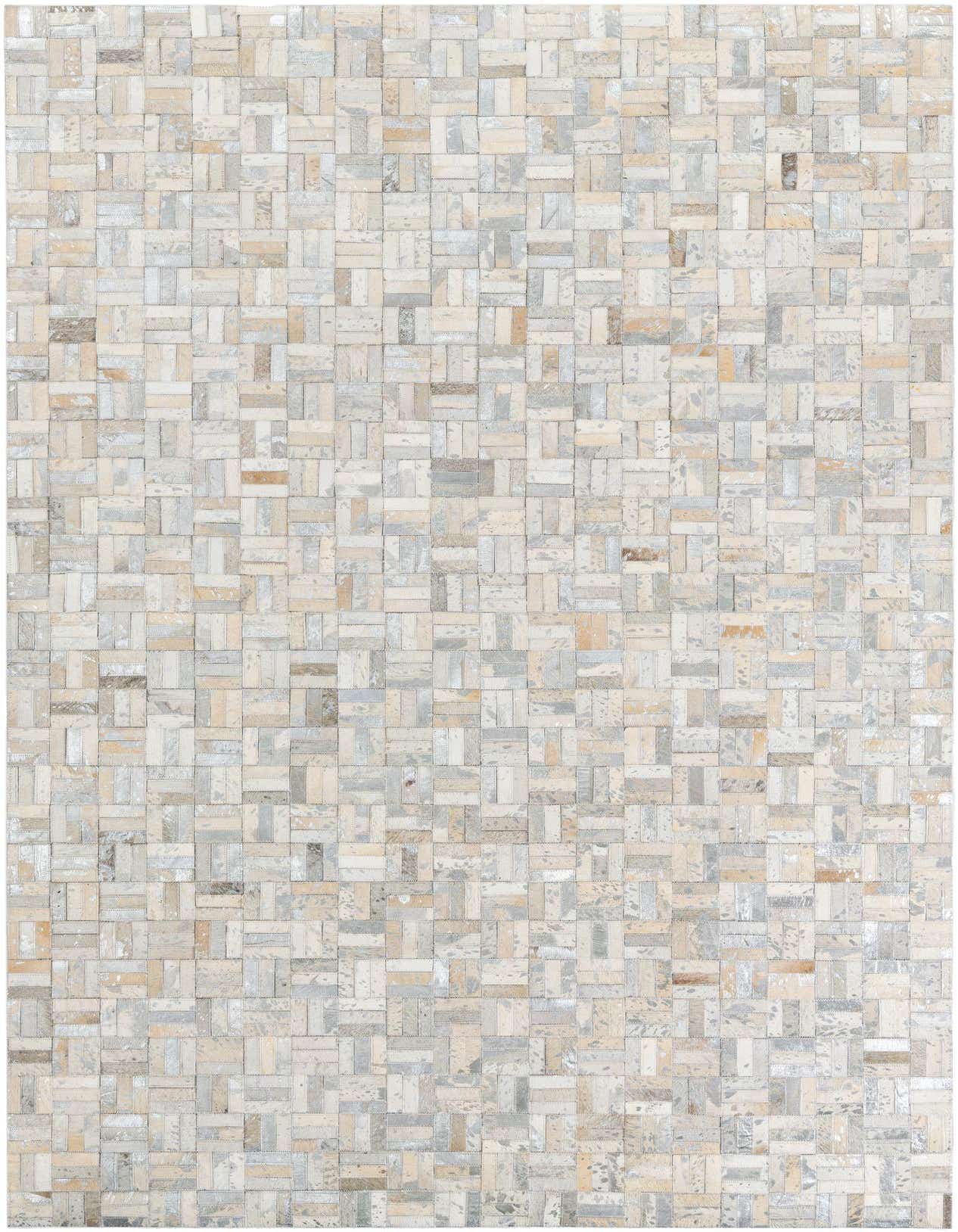 Primary image  5' 1 x 8' Cowhide Leather Rug